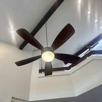 Richard Olinger Electric - Ceiling fan that new kit was installed for - Electricians Near Me - Vista, California Richard Olinger Electric - Ceiling fan that new kit was installed for - Electricians Near Me - Vista, California
