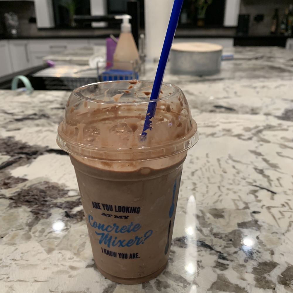 Culver's - Concrete Mixer where's the rest of it? - Fast Food Near Me - Winter Garden, Florida