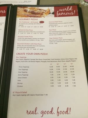 Menu photo 2 Houston Pizza Swift Current, SK