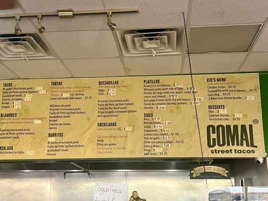 Menu photo 1 Comal Street Tacos Hurst, TX Menu photo 1 Comal Street Tacos Hurst, TX