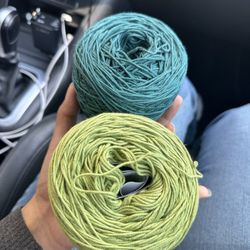 Tempe Yarn & Fiber - Weight 3 cotton yarns