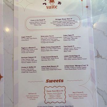 Jagger Suite - Food menu - New American Near Me - Atlanta, Georgia
