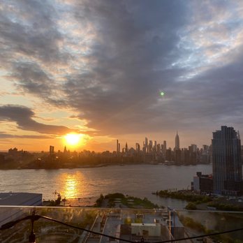 Westlight - View from outside at sunset - Tapas/Small Plates Near Me - Brooklyn, New York