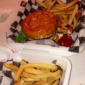 The Burger Shack - Chantilly - 7 oz burger and combo! plenty of fries. perfectly cooked burger - Hot Dogs Near Me - Chantilly, Virginia The Burger Shack - Chantilly - 7 oz burger and combo! plenty of fries. perfectly cooked burger - Hot Dogs Near Me - Chantilly, Virginia