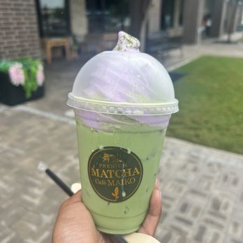 Premium Matcha Cafe Maiko - Matcha Latte Float - Cafes Near Me - Frisco, Texas
