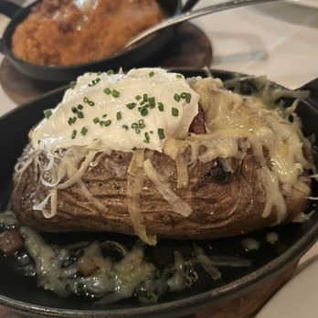 Council Oak Steaks and Seafood - Loaded baked potato and sweet potato puree - Steakhouses Near Me - Wheatland, California Council Oak Steaks and Seafood - Loaded baked potato and sweet potato puree - Steakhouses Near Me - Wheatland, California