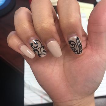 V Spa & Nail Studio - Nails and Design by Sky! Coffin shape/Gel Fill...they are 3 weeks old and look great! No chipping or lifting! - Day Spas Near Me - Waldorf, Maryland V Spa & Nail Studio - Nails and Design by Sky! Coffin shape/Gel Fill...they are 3 weeks old and look great! No chipping or lifting! - Day Spas Near Me - Waldorf, Maryland
