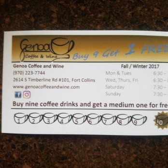 Genoa Coffee and Wine - Coffee & Tea Near Me - Fort Collins, Colorado
