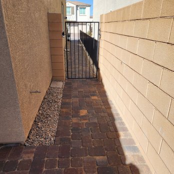 The Greenskeeper Landscape - Paver walk way to front yard. - Landscaping Near Me The Greenskeeper Landscape - Paver walk way to front yard. - Landscaping Near Me