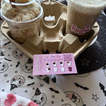 Rosamia Brew - Biscoff Banana Pudding Cup + Coconut Bliss Coffee - Coffee & Tea Near Me - La Puente, California