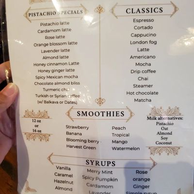 Menu photo 7 Pistachio Cafe New Haven, CT