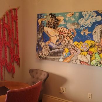 Curious Toast - Art in the front room - Cafes Near Me - Albuquerque, New Mexico
