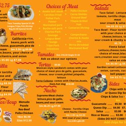 La Michoacana Foods - Menu