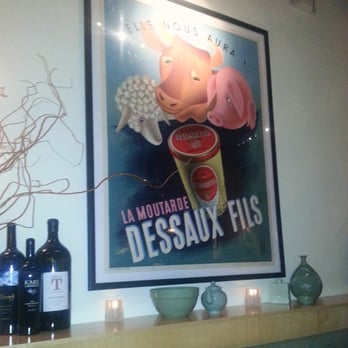 Celadon - Poster print art work throughout - Seafood Near Me - Napa, California