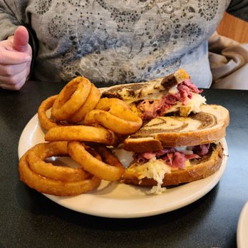Kitchen33 - Pastrami Reubens, onion rings - American Near Me - Glen Allen, Virginia