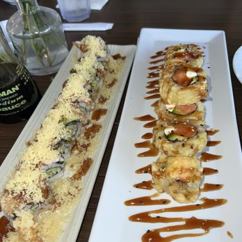 Wazabi Sushi - Orange - Las Vegas Roll and Philly Tempura Roll - Sushi Bars Near Me - Orange, California