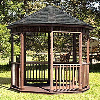 Tuff Shed Austin - a gazebo in a park - General Contractors Near Me - Buda, Texas