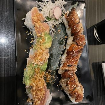 Top Sushi - Sea Dragon and Garlicky Tuna Rolls - Sushi Bars Near Me - Houston, Texas