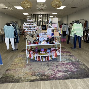 Five And Company - Front of store stand - Women's Clothing Near Me - Yukon, Oklahoma Five And Company - Front of store stand - Women's Clothing Near Me - Yukon, Oklahoma
