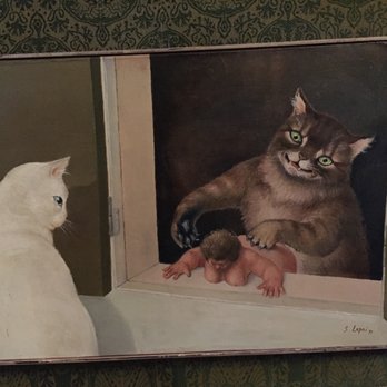Kattenkabinet - This is the type of "art" on display. I still have nightmares about this one. - Museums Near Me - Amsterdam, New Hampshire