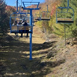 Chair ride in fall Chair ride in fall
