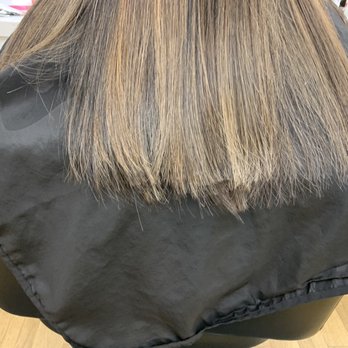 Hollywood Hair - Uneven hair cut. - Hair Salons Near Me - Shiloh, Illinois Hollywood Hair - Uneven hair cut. - Hair Salons Near Me - Shiloh, Illinois