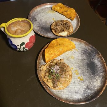 Yona Redz - Horchata with a vampiro de asada and a birria Quesotaco. - Mexican Near Me - Santa Barbara, California Yona Redz - Horchata with a vampiro de asada and a birria Quesotaco. - Mexican Near Me - Santa Barbara, California