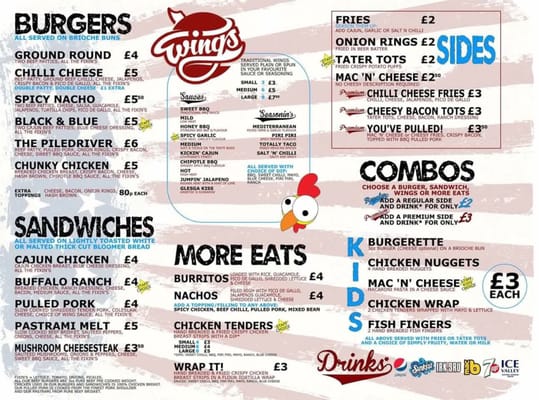 Menu photo 1 The Hideaway Glasgow, GLG
