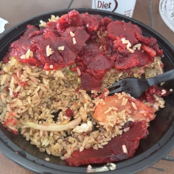 Vic's Thai Food - BBQ Pork Over Fried Rice - Thai Near Me - Valley Glen, California Vic's Thai Food - BBQ Pork Over Fried Rice - Thai Near Me - Valley Glen, California