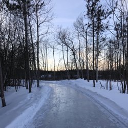 Woodview Mountaintop Skating - Skating into the sunset at Blue Mountain.