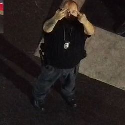 Peek-A-Boo Lounge - This is this dumps'  wanna-be "Security"  SMH....  Obese, untrained, felons... with jeans on and no zero gear/ppe.  SAD. See photo: