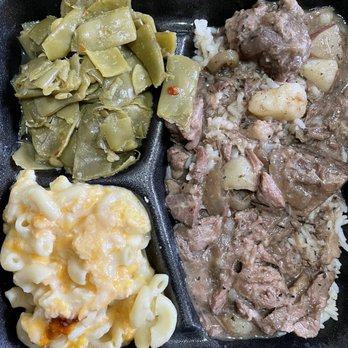 Pannie-George's Kitchen - Sunday's Menu: Roast Beef and Rice, Mac & Cheese, and Green Beans - Southern Near Me - Auburn, Alabama