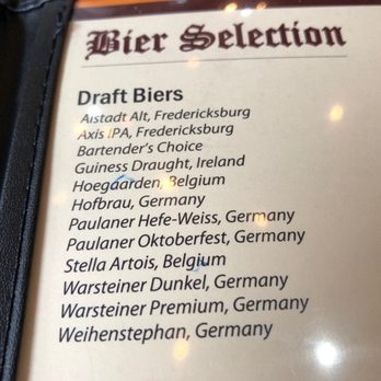 The Auslander - Draft Beers - German Near Me - Fredericksburg, Texas The Auslander - Draft Beers - German Near Me - Fredericksburg, Texas