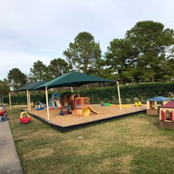 The Learning Center at Living Word Lutheran Church - TLC's playground for the Infants, Toddlers & Twos.