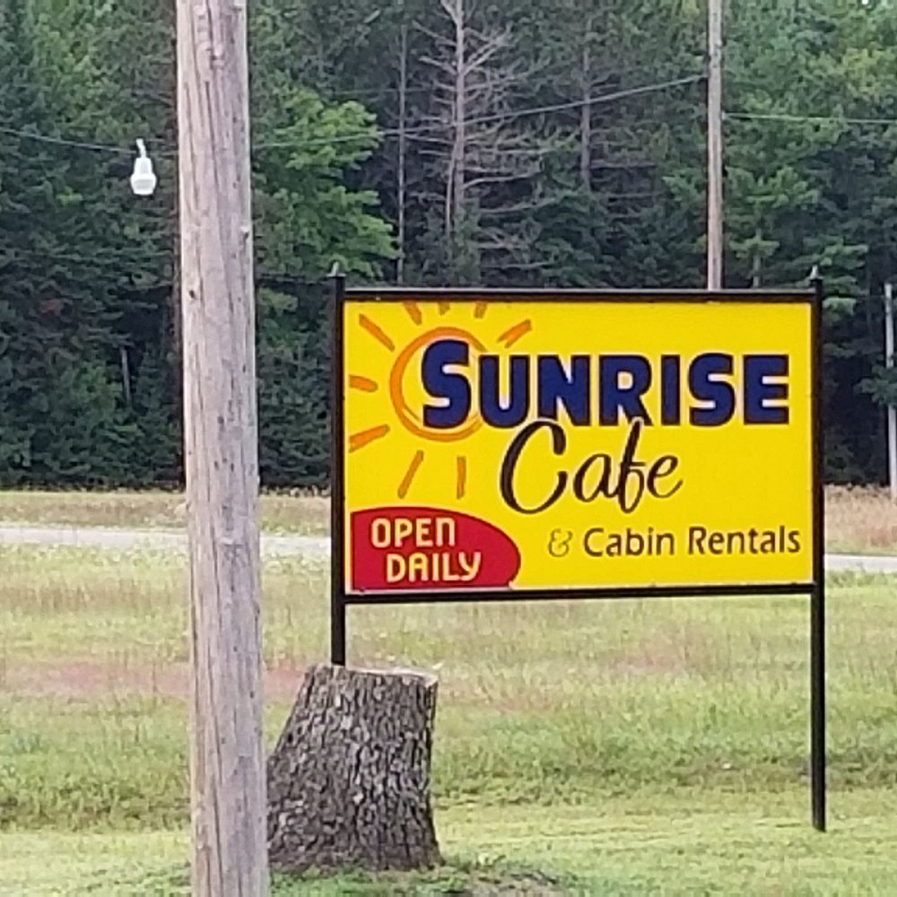 Sunrise Cafe and Cabins - Great little family place - Breakfast & Brunch Near Me - Lupton, Michigan Sunrise Cafe and Cabins - Great little family place - Breakfast & Brunch Near Me - Lupton, Michigan