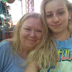 Abe'S Pharmacy - Me and my granddaughter who used to go there until she moved.