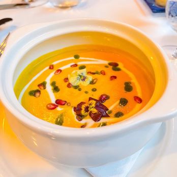 Charleston Grill - Carrot Soup - New American Near Me - Charleston, South Carolina