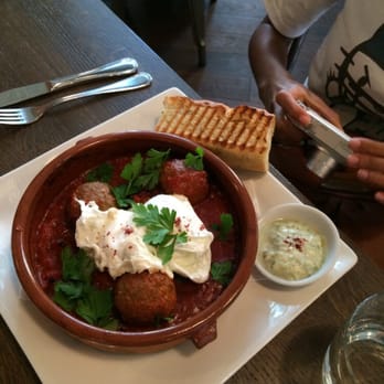 Medina Cafe - Lamb meat ball. Pretty good. - Breakfast & Brunch Near Me - Vancouver, British Columbia