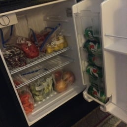 Good size fridge in our room! Good size fridge in our room!