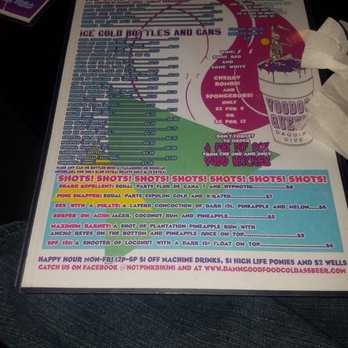 Voodoo Queen Daiquiri Dive - Menu - Cocktail Bars Near Me - Houston, Texas