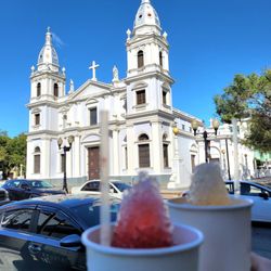 Plaza De Ponce - Catedral de Nuestra Señora de Guadalupe (Cathedral of Our Lady of Guadalupe). With delicious piragua.