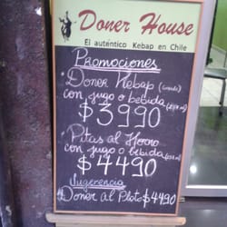 Doner House - La carta