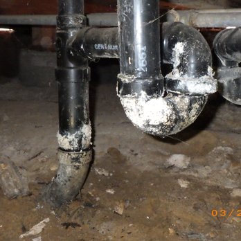 North Bay Inspection - Newer ABS plumbing that has been leaking at the fittings. - Home Inspectors Near Me - Concord, California