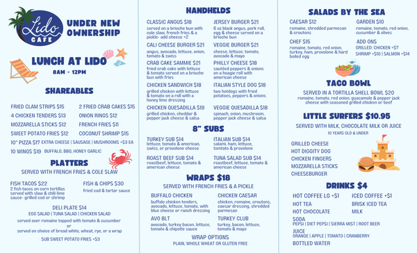 Menu photo 1 Lido Cafe Point Pleasant Beach, NJ