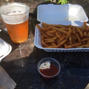 Alibi Room - Korean spiced fries, with an IPA - Lounges Near Me - Los Angeles, California