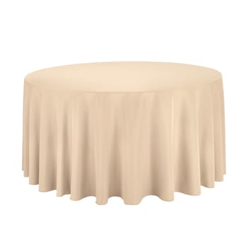 Luxe Rentalry - Beige 120" Round Linen Visit www.LuxeEventRental.com or call 678.907.LUXE - Party Equipment Rentals Near Me - Atlanta, Georgia Luxe Rentalry - Beige 120" Round Linen Visit www.LuxeEventRental.com or call 678.907.LUXE - Party Equipment Rentals Near Me - Atlanta, Georgia