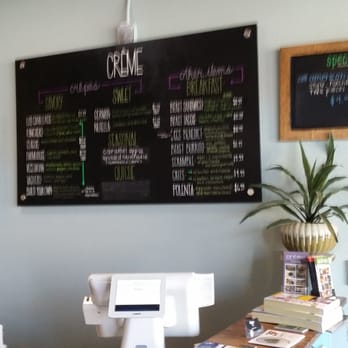 Crème Cafe - Here is their menu. - Caterers Near Me - Reno, Nevada Crème Cafe - Here is their menu. - Caterers Near Me - Reno, Nevada