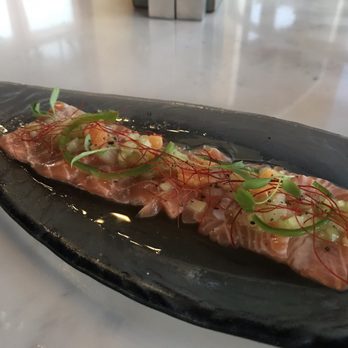 20|Twenty - Salmon crudo, ok, kind of fishy - New American Near Me - Carlsbad, California 20|Twenty - Salmon crudo, ok, kind of fishy - New American Near Me - Carlsbad, California