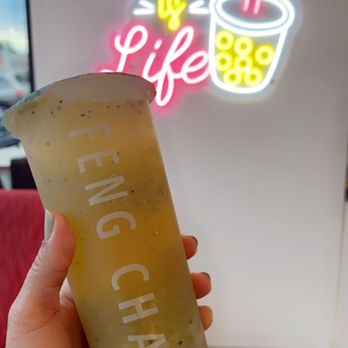 Feng Cha - Wichita - Kiwi Basil Green Tea - Desserts Near Me - Wichita, Kansas