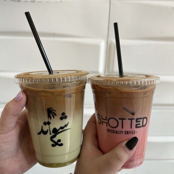 Shotted Specialty Coffee - Pistachio Latte and Red Velvet Latte - Desserts Near Me - Sterling, Virginia Shotted Specialty Coffee - Pistachio Latte and Red Velvet Latte - Desserts Near Me - Sterling, Virginia